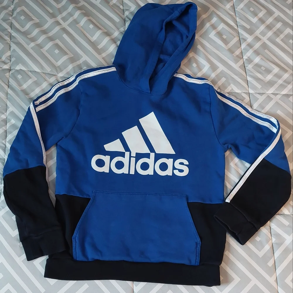 ADIDAS Colorblock 3 Stripe Hoodie